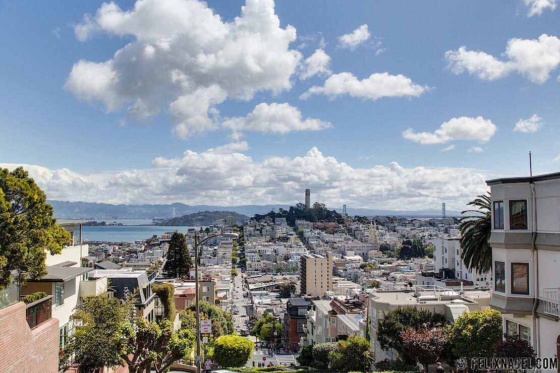 San Francisco, Lombard Street, USA 2015