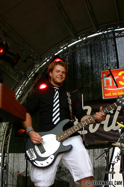 Die Friedberger Ska Band 'Evil Cavies' auf dem Soundgarden Festival 2008 in Friedberg (Hessen) 