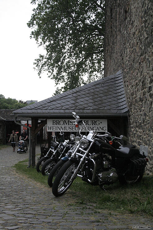 Gelände und Parade der Magic Bike 2009 in Rüdesheim am Rhein