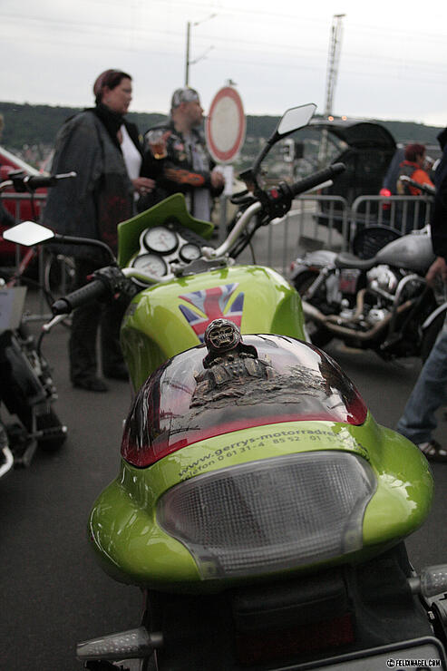 Gelände und Parade der Magic Bike 2009 in Rüdesheim am Rhein