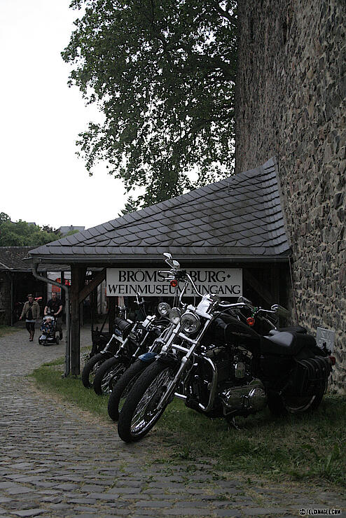 Gelände und Parade der Magic Bike 2009 in Rüdesheim am Rhein