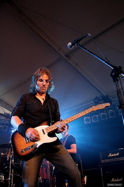 Meine Freunde der Rock'n'Roll Band Trivial auf der Magic Bike 2009 in Rüdesheim am Rhein