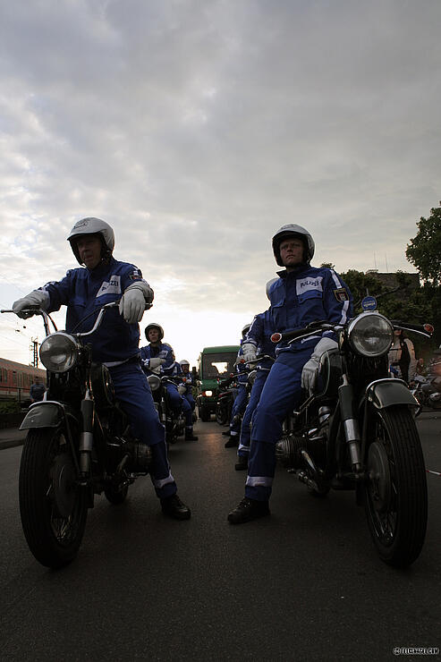 Gelände und Parade der Magic Bike 2009 in Rüdesheim am Rhein