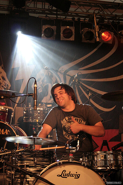 Meine Freunde der Rock'n'Roll Band Trivial auf der Magic Bike 2009 in Rüdesheim am Rhein