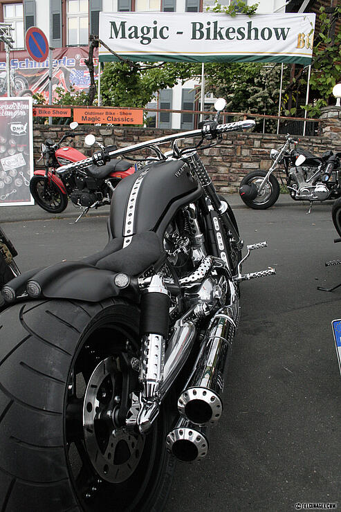 Gelände und Parade der Magic Bike 2009 in Rüdesheim am Rhein