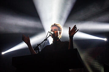 Laibach am 5. April 2014 in der Reithalle Dresden