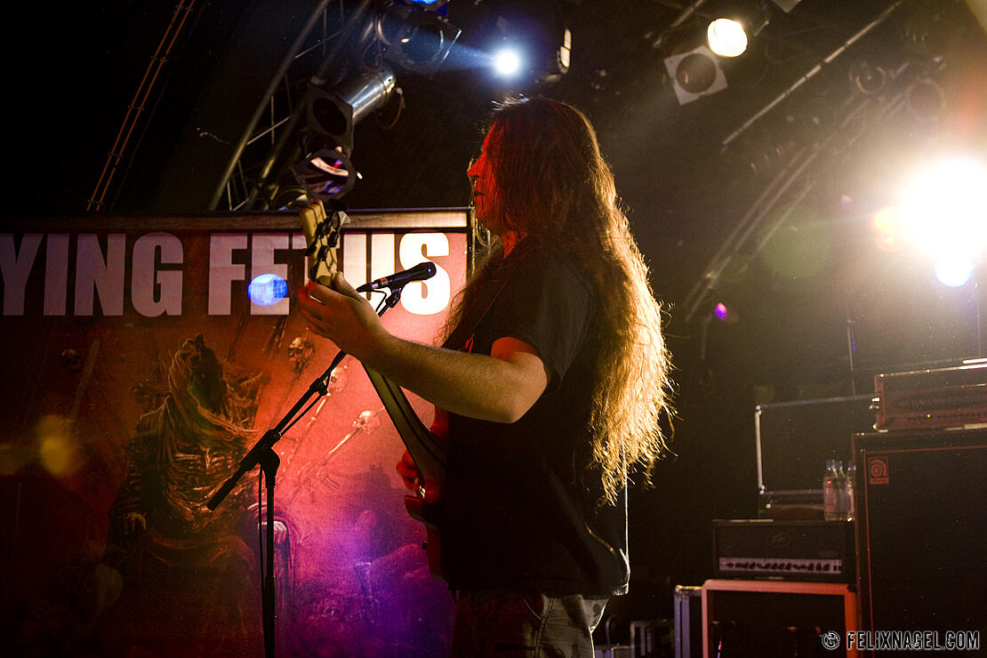 Dying Fetus am 26. September 2012 in der Markthalle Hamburg.