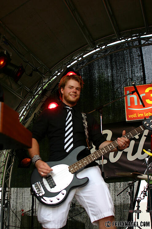 Die Friedberger Ska Band 'Evil Cavies' auf dem Soundgarden Festival 2008 in Friedberg (Hessen) 