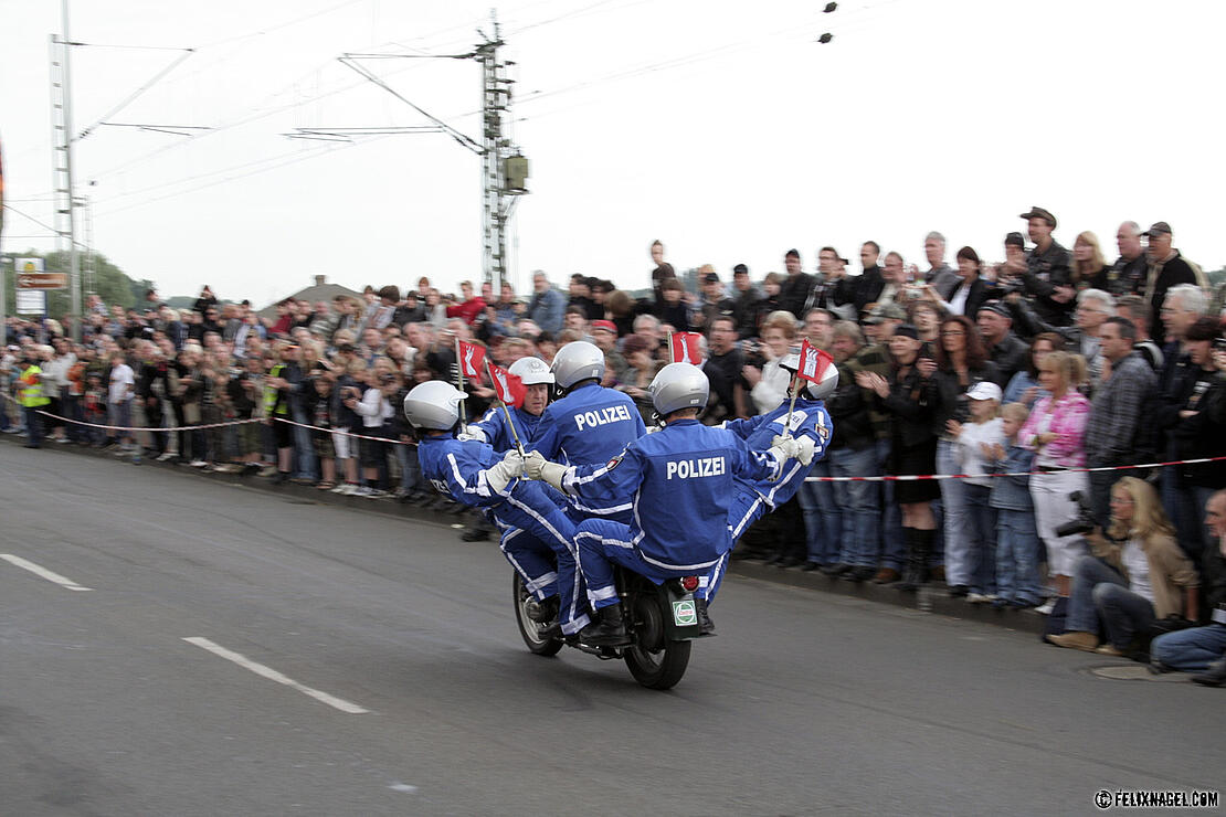 Gelände und Parade der Magic Bike 2009 in Rüdesheim am Rhein
