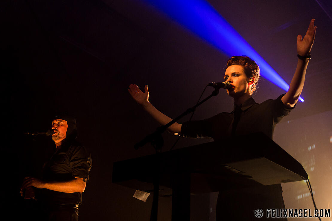 Laibach am 5. April 2014 in der Reithalle Dresden