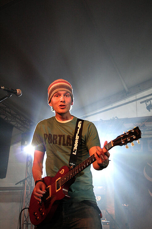 Meine Freunde der Rock'n'Roll Band Trivial auf der Magic Bike 2009 in Rüdesheim am Rhein