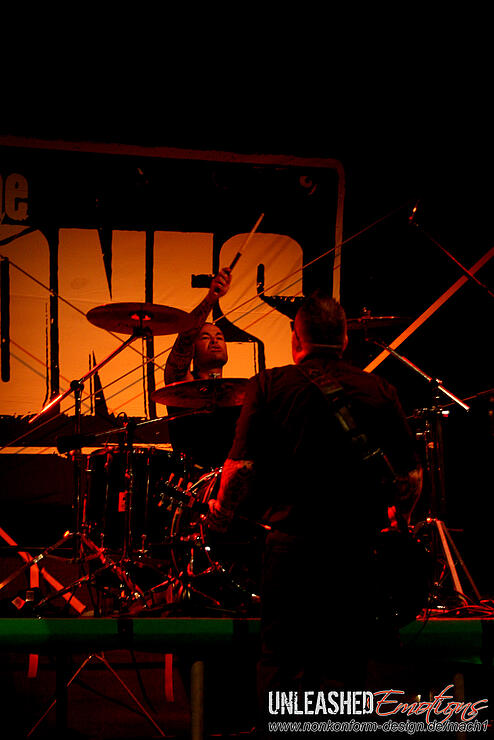 The Bones auf dem Mach1 Festival 2009 bei Limburg im Rahmen meines FH Projekts 'Unleashed Emotions'