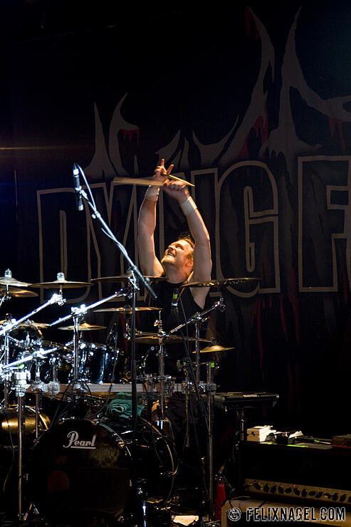 Dying Fetus am 26. September 2012 in der Markthalle Hamburg.