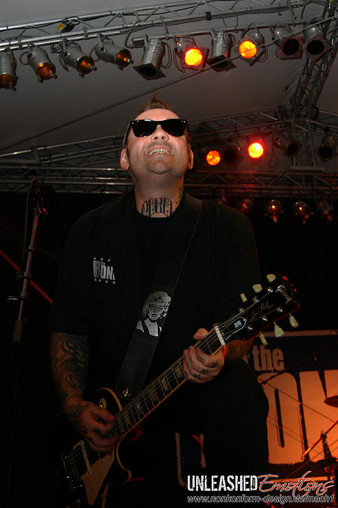 The Bones auf dem Mach1 Festival 2009 bei Limburg im Rahmen meines FH Projekts 'Unleashed Emotions'