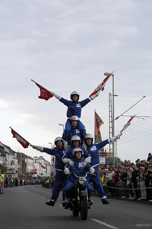 Gelände und Parade der Magic Bike 2009 in Rüdesheim am Rhein