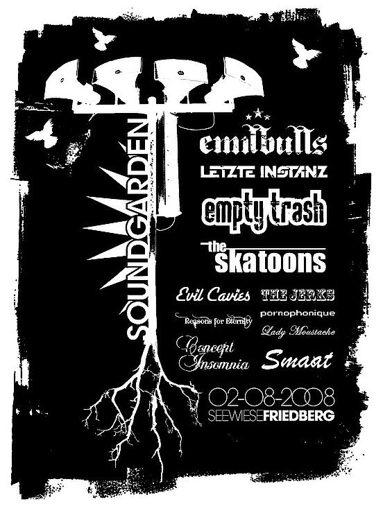 Soundgarden Festival 2008 Rückendruck