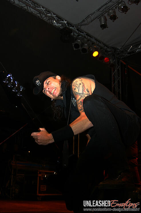 The Bones auf dem Mach1 Festival 2009 bei Limburg im Rahmen meines FH Projekts 'Unleashed Emotions'