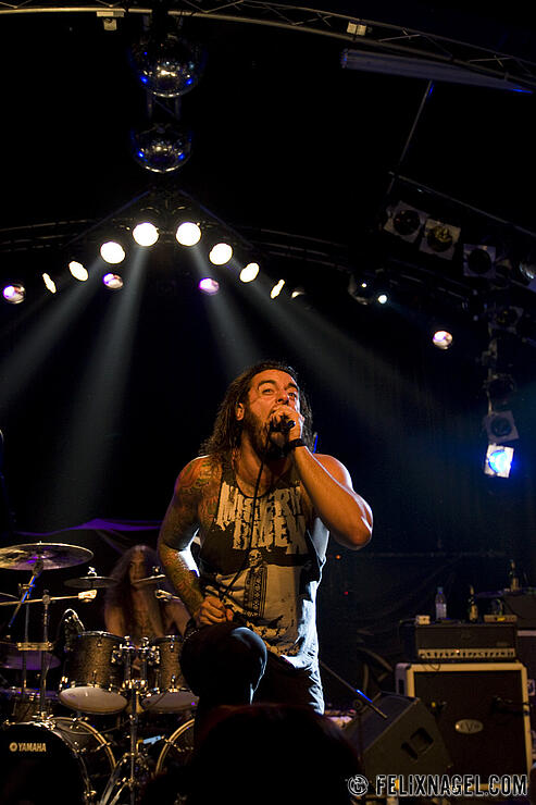 Job For A Cowboy am 26. September 2012 in der Markthalle Hamburg.