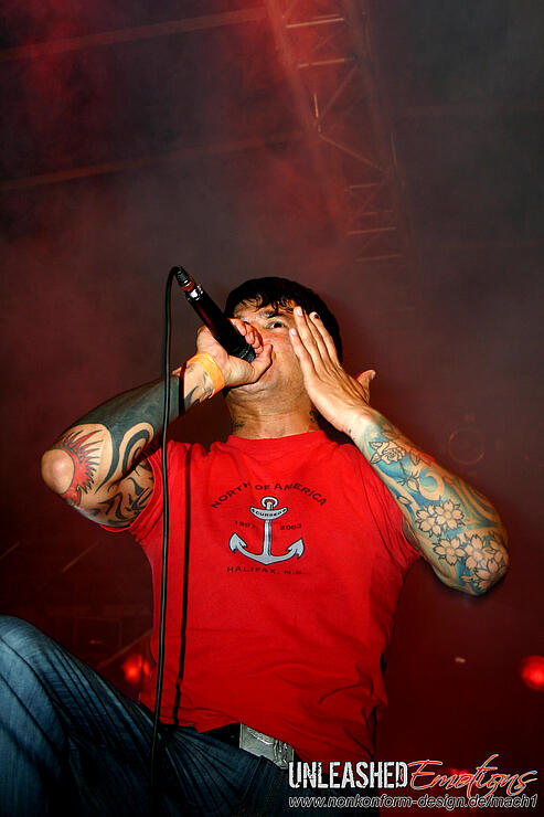 Six Reason To Kill auf dem Mach1 Festival 2009 bei Limburg im Rahmen meines FH Projekts 'Unleashed Emotions'